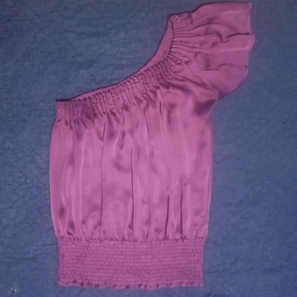 (5 for $25 item) Sml. Also fits Medium Dark purple Charlotte Russe Blouse